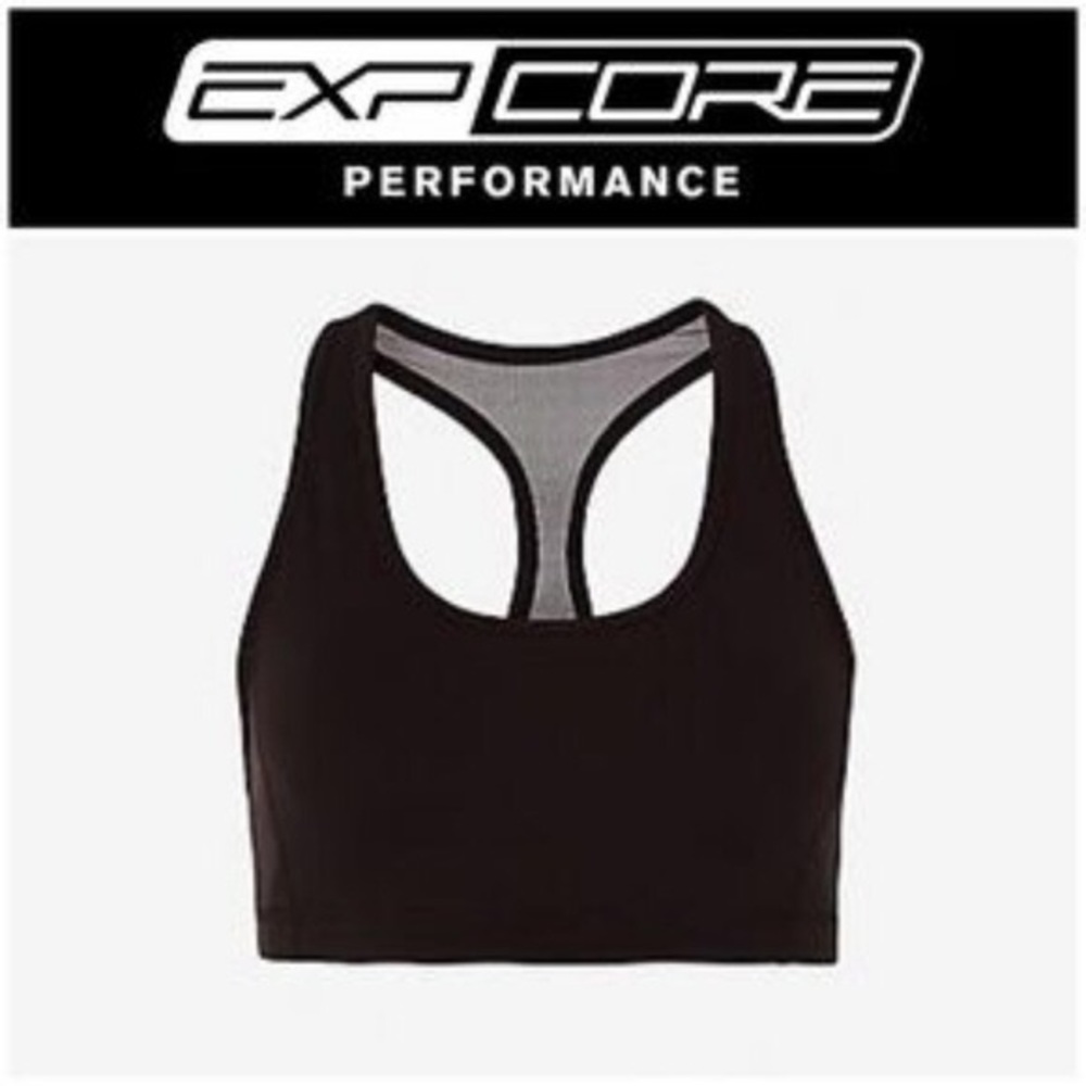 🆕 Worn once like new Express black sports bra